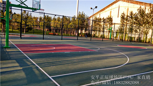 篮球场围网图片